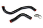 HPS Performance High Temp Reinforced Silicone Radiator Coolant Hose Kit Black 57-1302-BLK