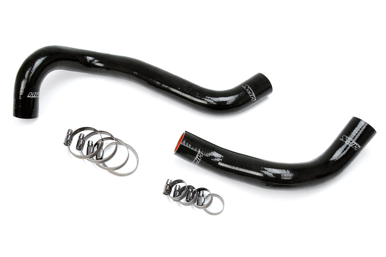 HPS Performance High Temp Reinforced Silicone Radiator Coolant Hose Kit Black 57-1303-BLK