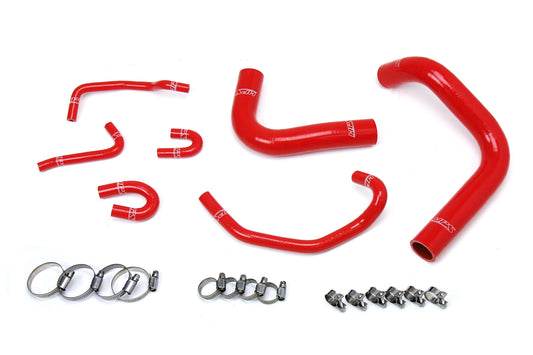 HPS Performance High Temp Reinforced Silicone Radiator Coolant Hose Kit Red 57-1323R-RED