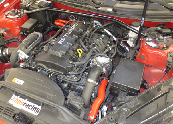 HPS Performance High Temp Reinforced Silicone Radiator Coolant Hose Kit, Red, 57-1324R-RED