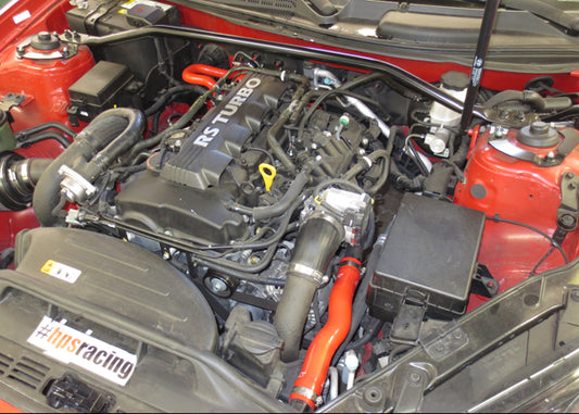 HPS Performance High Temp Reinforced Silicone Radiator Coolant Hose Kit, Red, 57-1324R-RED