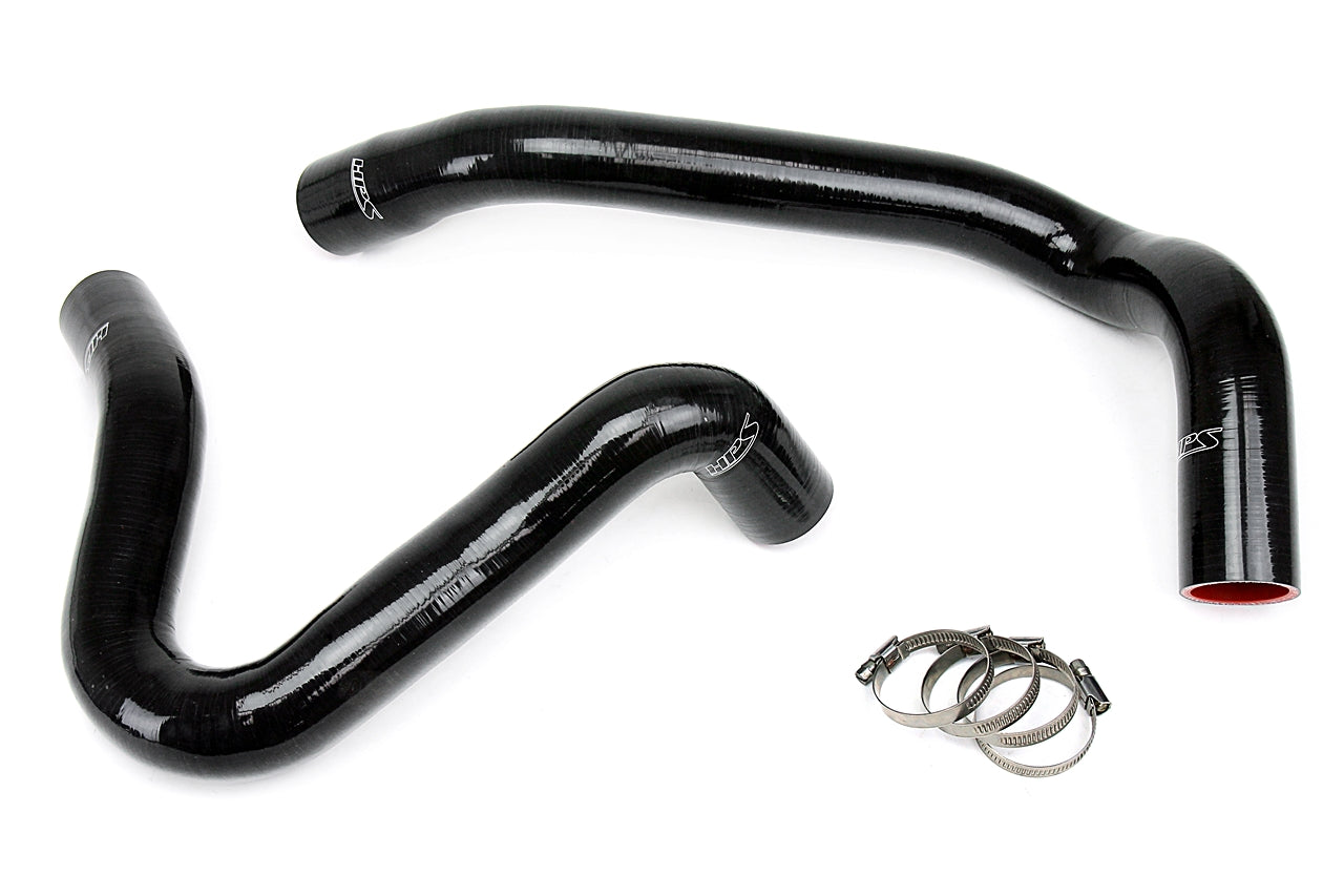 HPS Performance High Temp Reinforced Silicone Radiator Coolant Hose Kit Black 57-1331-BLK