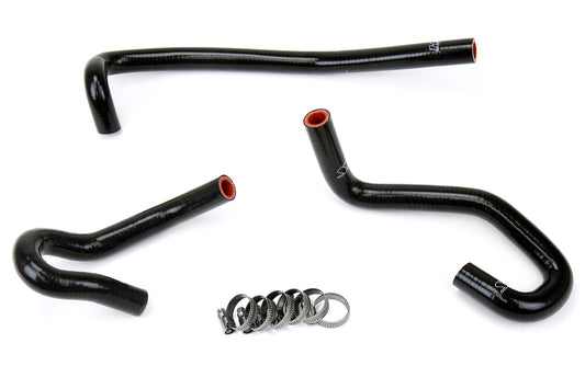 HPS Performance High Temp Reinforced Silicone Heater Coolant Hose Kit Black 57-1340-BLK