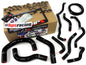 HPS Performance High Temp Reinforced Silicone Radiator and Heater Coolant Hose Kit, Black, Scion iQ 1.3L (08-14), 57-1341-BLK