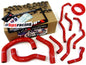 HPS Performance High Temp Reinforced Silicone Radiator and Heater Coolant Hose Kit, Red, Scion iQ 1.3L (08-14), 57-1341-RED