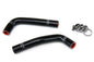 HPS Performance High Temp Reinforced Silicone Radiator Coolant Hose Kit Black 57-1352-BLK