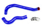 HPS Performance High Temp Reinforced Silicone Radiator Coolant Hose Kit Blue 57-1438-BLUE