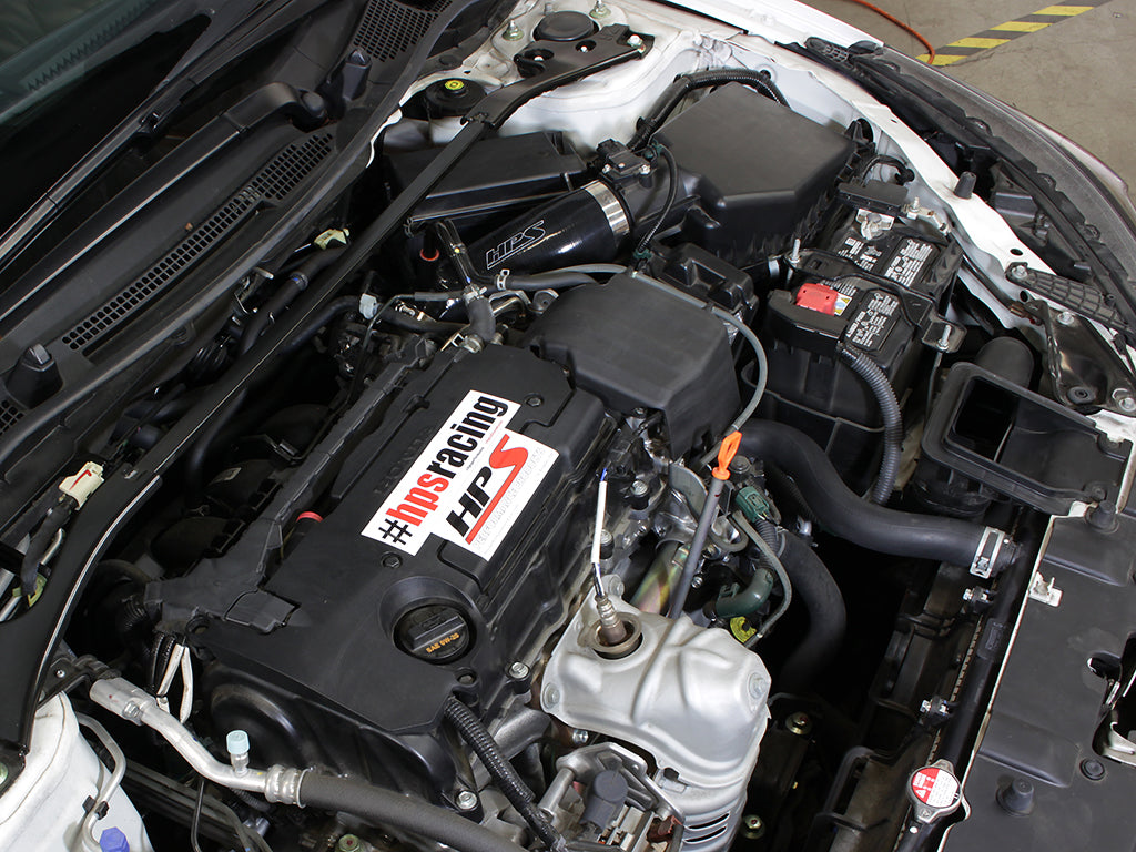 HPS Performance High Temp Reinforced Silicone Air Intake Hose Kit, Black, 2013-2016 Honda Accord 2.4L