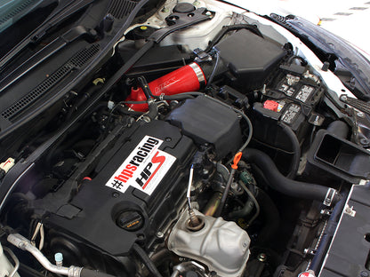 HPS Performance High Temp Reinforced Silicone Air Intake Hose Kit, Red, 2013-2016 Honda Accord 2.4L