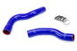 HPS Performance High Temp Reinforced Silicone Radiator Coolant Hose Kit Blue 57-1449R-BLUE