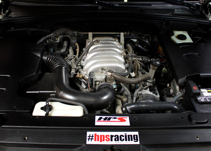 HPS Performance High Temp Reinforced Silicone Radiator and Heater Coolant Hose Kit, Black, 2003-2009 Lexus GX470/ Toyota 4Runner 4.7L V8