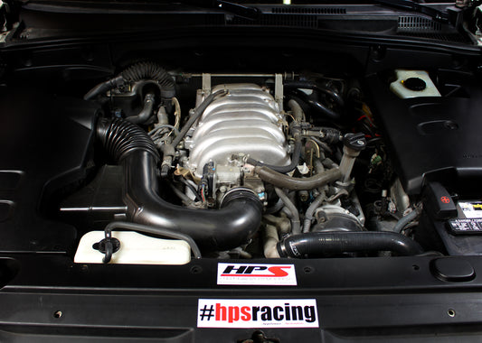 HPS Performance High Temp Reinforced Silicone Radiator and Heater Coolant Hose Kit, Black, 2003-2009 Lexus GX470/ Toyota 4Runner 4.7L V8