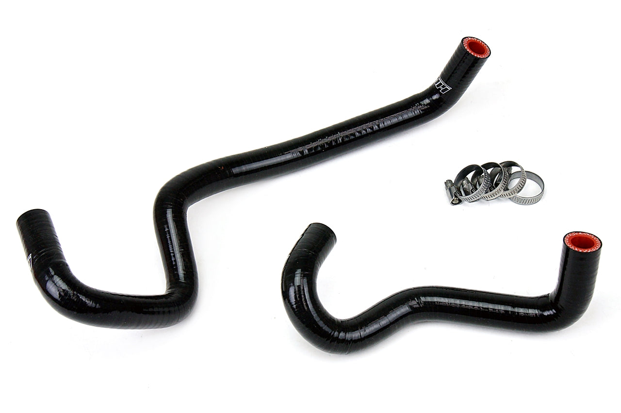 HPS Performance High Temp Reinforced Silicone Heater Coolant Hose Kit Black 57-1467H-BLK