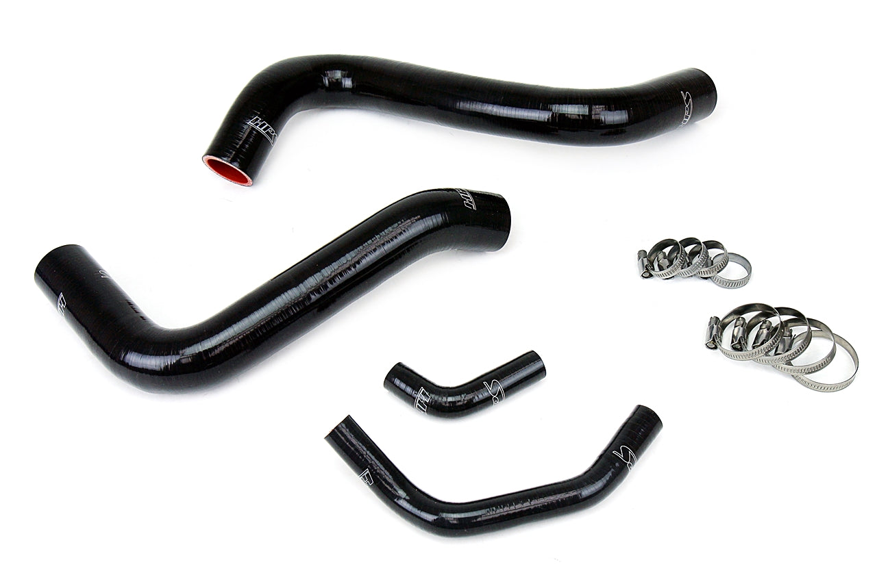HPS Performance High Temp Reinforced Silicone Radiator Coolant Hose Kit Black 57-1467R-BLK