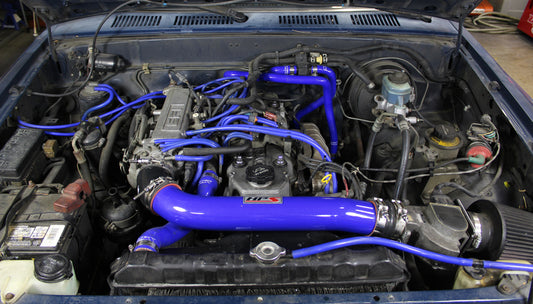 HPS Performance High Temp Reinforced Silicone Radiator and Heater Coolant Hose Kit, Blue, 89-95 Toyota 4Runner/ Pickup 22RE Non Turbo EFI LHD