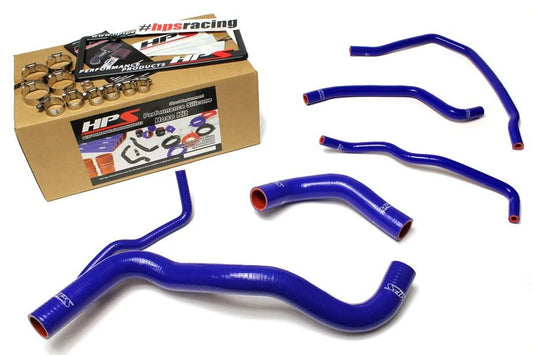 HPS Performance High Temp Reinforced Silicone Radiator Coolant Hose Kit, Blue, Scion tC (11-15), 57-1479-BLUE