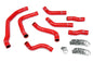 HPS Performance High Temp Reinforced Silicone Radiator Coolant Hose Kit Red 57-1501-RED