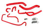 HPS Performance High Temp Reinforced Silicone Radiator and Heater Coolant Hose Kit Red 57-1506-RED