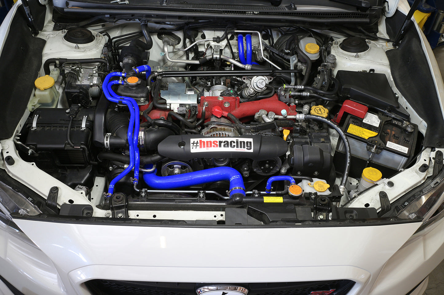 HPS Performance High Temp Reinforced Silicone Radiator and Heater Coolant Hose Kit, Blue, 2015-2016 Subaru WRX STI 2.5L Turbo
