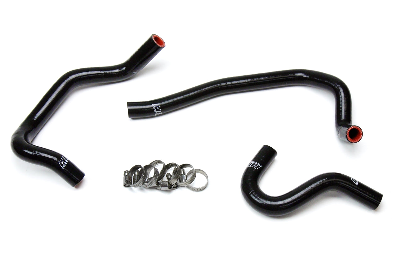 HPS Performance High Temp Reinforced Silicone Heater Coolant Hose Kit Black 57-1520-BLK