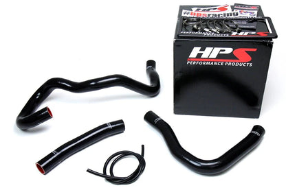 HPS Performance High Temp Reinforced Silicone Radiator Coolant Hose Kit, Black, Mitsubishi Lancer 2.0L 2.4L DE ES GTS (08-17), 57-1530-BLK