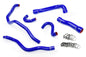 HPS Performance High Temp Reinforced Silicone Radiator and Heater Coolant Hose Kit Blue 57-1543-BLUE