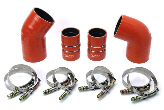 HPS Performance Ultra High Temp Aramid Reinforced Silicone Intercooler Hose Boots Kit Orange 57-1574