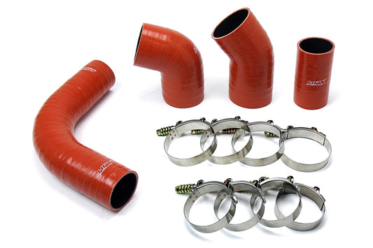 HPS Performance Ultra High Temp Aramid Reinforced Silicone Intercooler Hose Boots Kit Orange 57-1575