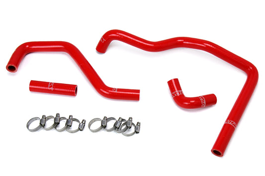 HPS Performance High Temp Reinforced Silicone Heater Coolant Hose Kit Red 57-1587-RED