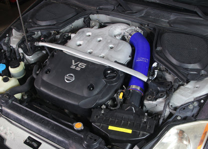 HPS Performance High Temp Reinforced Silicone Air Intake Hose Kit, Blue, 2003-2006 Nissan 350Z 3.5L V6