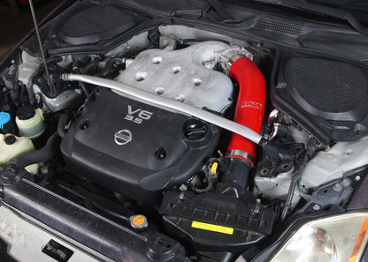 HPS Performance High Temp Reinforced Silicone Air Intake Hose Kit, Red, 2003-2006 Nissan 350Z 3.5L V6