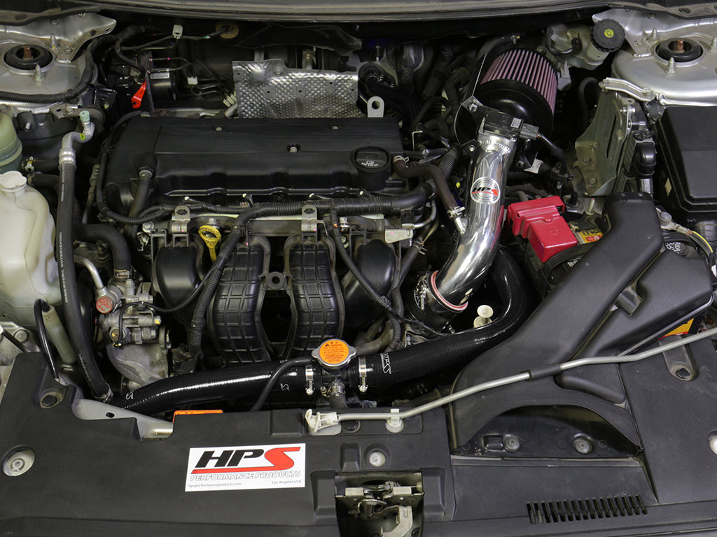 HPS Performance High Temp Reinforced Silicone Radiator and Heater Coolant Hose Kit, Black, Mitsubishi Lancer 2.0L 2.4L DE ES GTS (08-17), 57-1609-BLK