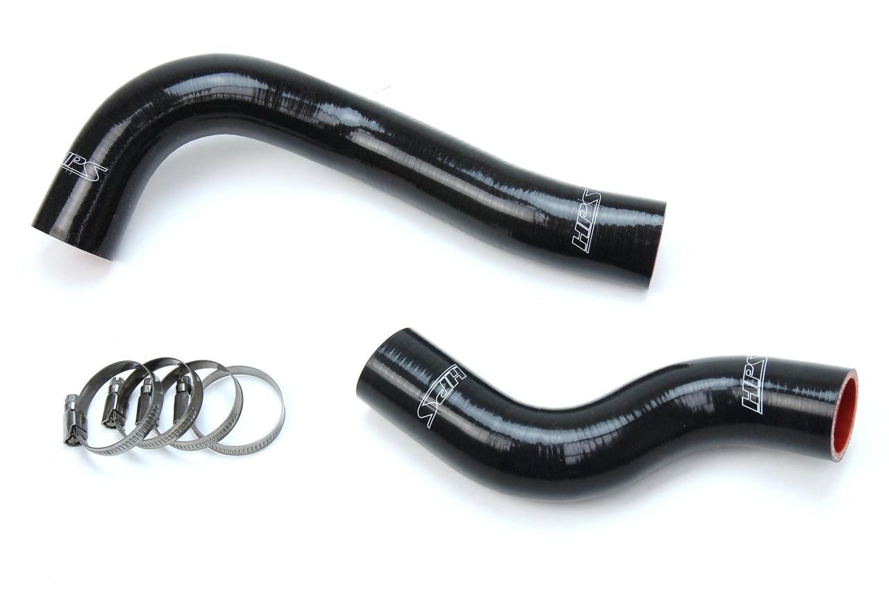 HPS Performance High Temp Reinforced Silicone Radiator Coolant Hose Kit Black 57-1632-BLK