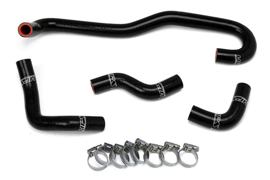 HPS Performance High Temp Reinforced Silicone Heater Coolant Hose Kit Black 57-1655-BLK