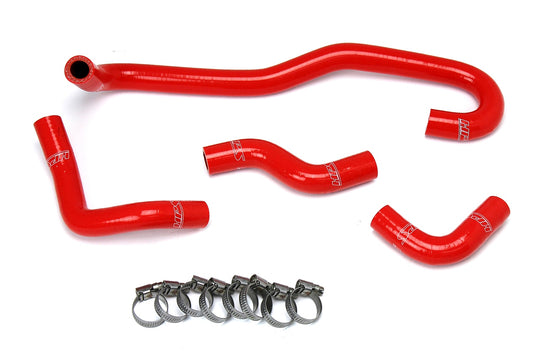 HPS Performance High Temp Reinforced Silicone Heater Coolant Hose Kit Red 57-1655-RED