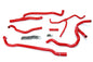 HPS Performance High Temp Reinforced Silicone Heater Coolant Hose Kit Red 57-1660-RED