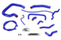 HPS Performance High Temp Reinforced Silicone Radiator and Heater Coolant Hose Kit Blue 57-1661-BLUE