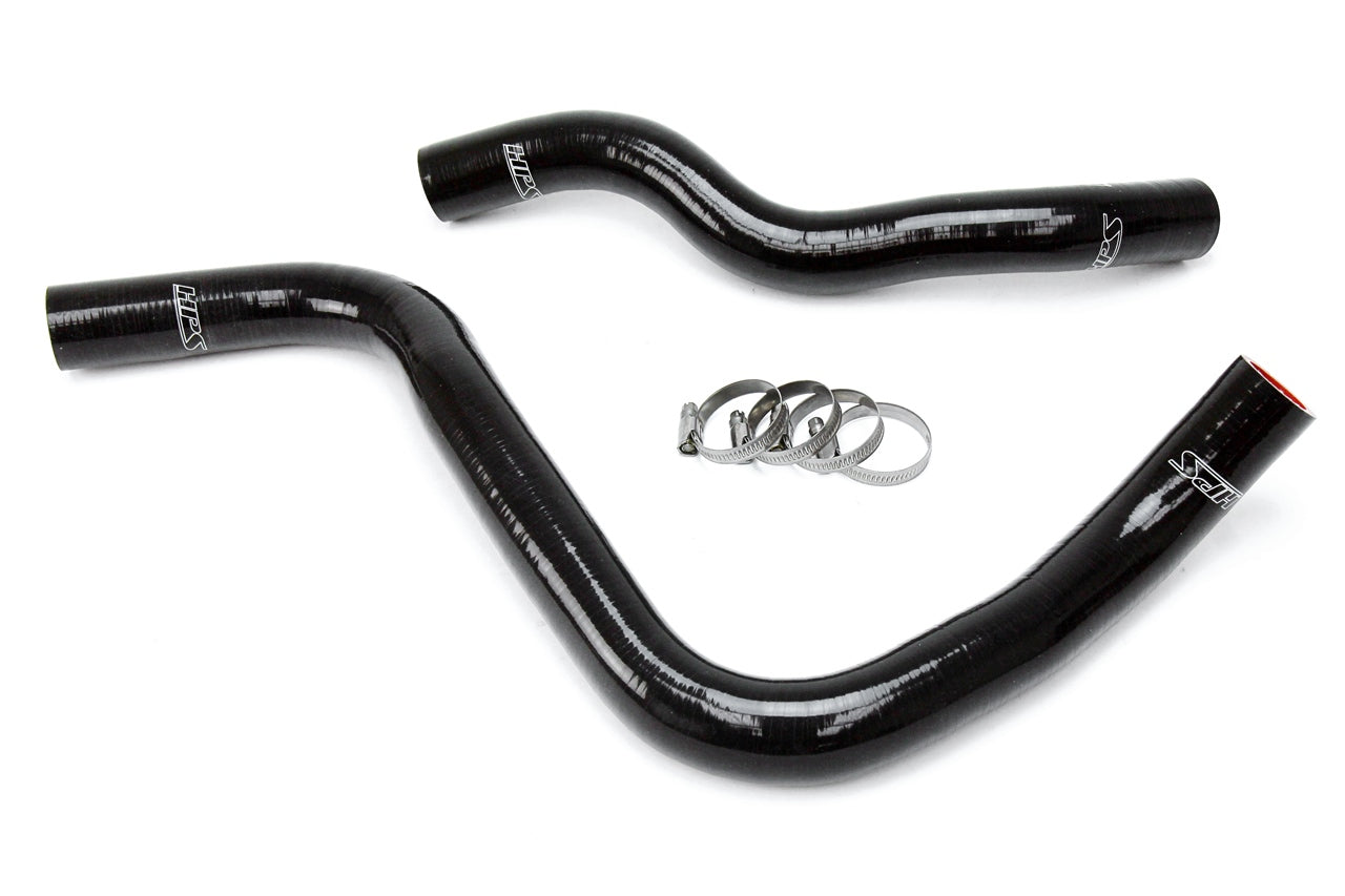 HPS Performance High Temp Reinforced Silicone Radiator Coolant Hose Kit Black 57-1662-BLK