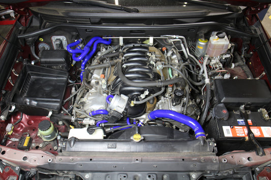 HPS Performance High Temp Reinforced Silicone Radiator and Heater Coolant Hose Kit, Blue, 08-16 Lexus LX570/ 08-16 Toyota Land Cruiser 5.7L V8