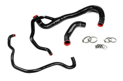 HPS Performance High Temp Reinforced Silicone Radiator Coolant Hose Kit Black 57-1675R-BLK