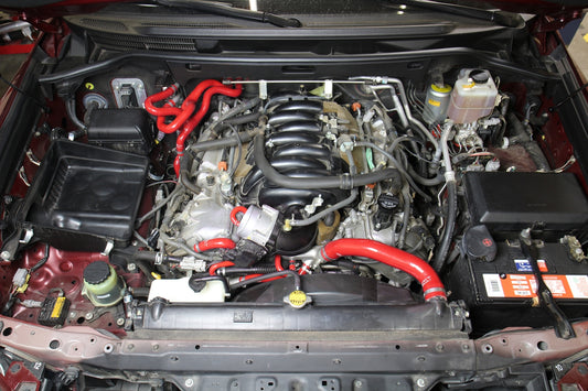 HPS Performance High Temp Reinforced Silicone Radiator and Heater Coolant Hose Kit, Red, 17-18 Lexus LX570/ Toyota Land Cruiser 5.7L V8