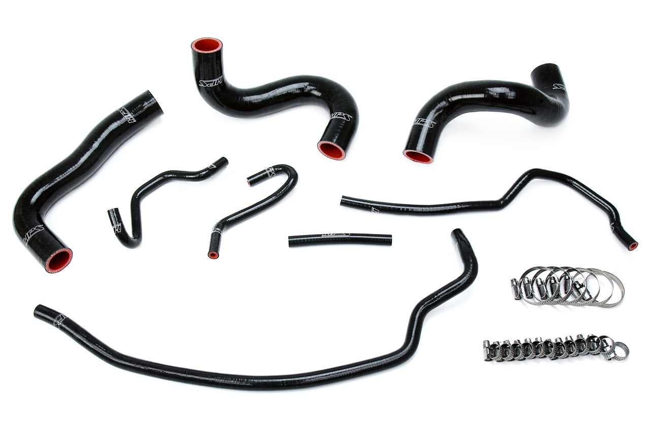 HPS Performance High Temp Reinforced Silicone Radiator Coolant Hose Kit Black 57-1723-BLK