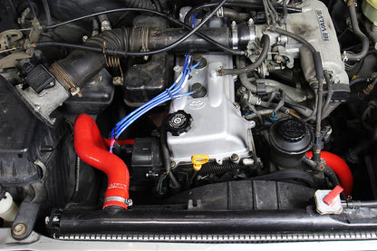 HPS Performance High Temp Reinforced Silicone Radiator Coolant Hose Kit, Red, 1995-2004 Toyota Tacoma 2.4L 4Cyl