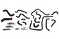 HPS Performance High Temp Reinforced Silicone Radiator Heater and Ancillary Coolant Hose Kit Black 57-1812-BLK