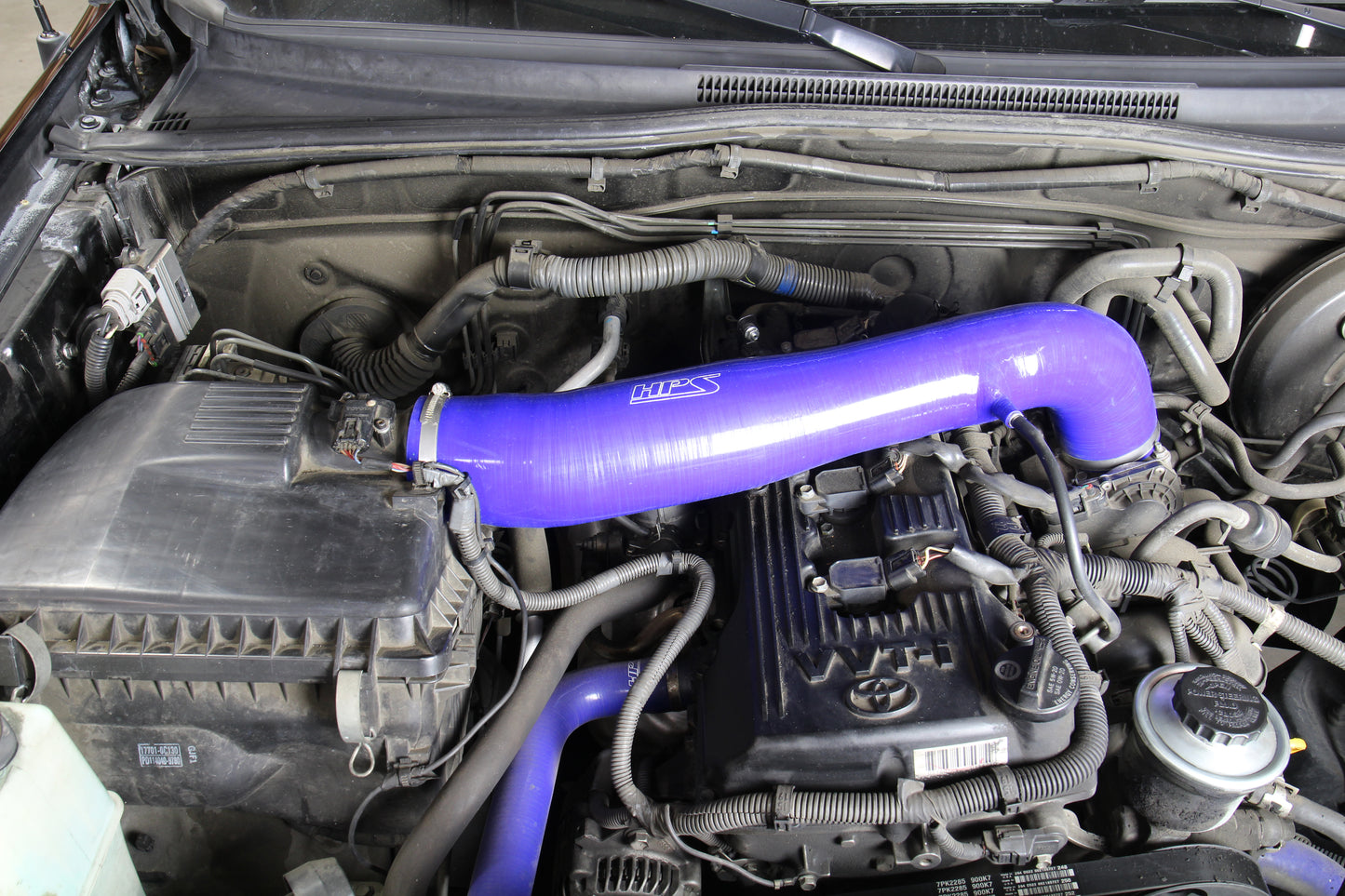 HPS Performance High Temp Reinforced Silicone Air Intake Hose Kit, Black, 2005-2023 Toyota Tacoma 2.7L 4Cyl