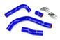 HPS Performance High Temp Reinforced Silicone Radiator Coolant Hose Kit Blue 57-1829-BLUE