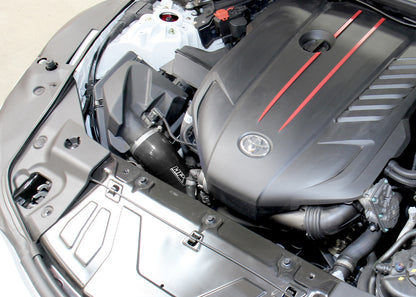 HPS Performance High Temp Reinforced Silicone Air Intake Hose Kit, Black, 19-24 BMW Z4 M40i/ 20-24 Toyota Supra 3.0L Turbo