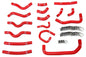HPS Performance High Temp Reinforced Silicone Heater Coolant Hose Kit Red 57-1913-RED