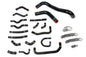 HPS Performance High Temp Reinforced Silicone Radiator and Heater Coolant Hose Kit Black 57-1914-BLK