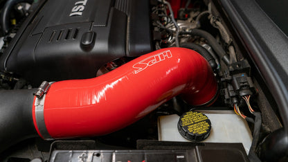 HPS Performance High Temp Reinforced Silicone Air Intake Hose Kit, Red, Multiple Fitments, 57-1922-RED